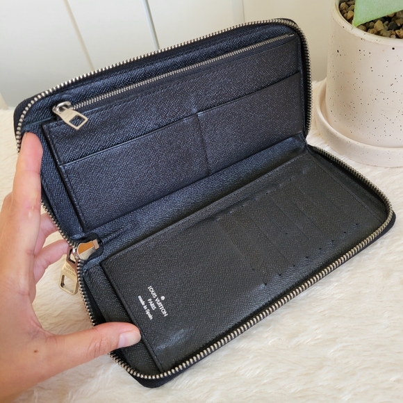 💕 Authentic Louis Vuitton Zippy Wallet Damier Graphite - Picture 4 of 16